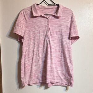 Croft & Barrow Pink Short Sleeve Polo Shirt